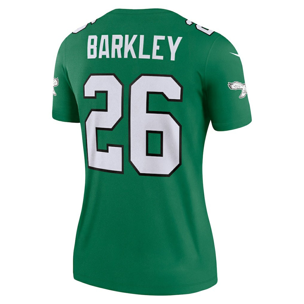 Saquon Barkley Philadelphia Eagles Women's Legend Player Performance Top - Kelly Green - Nike