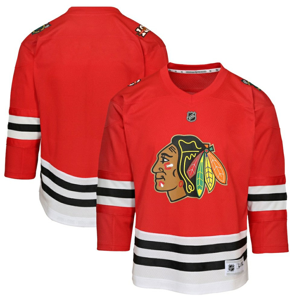 Chicago Blackhawks Youth Centennial Replica Jersey - Red | NHL Clearance