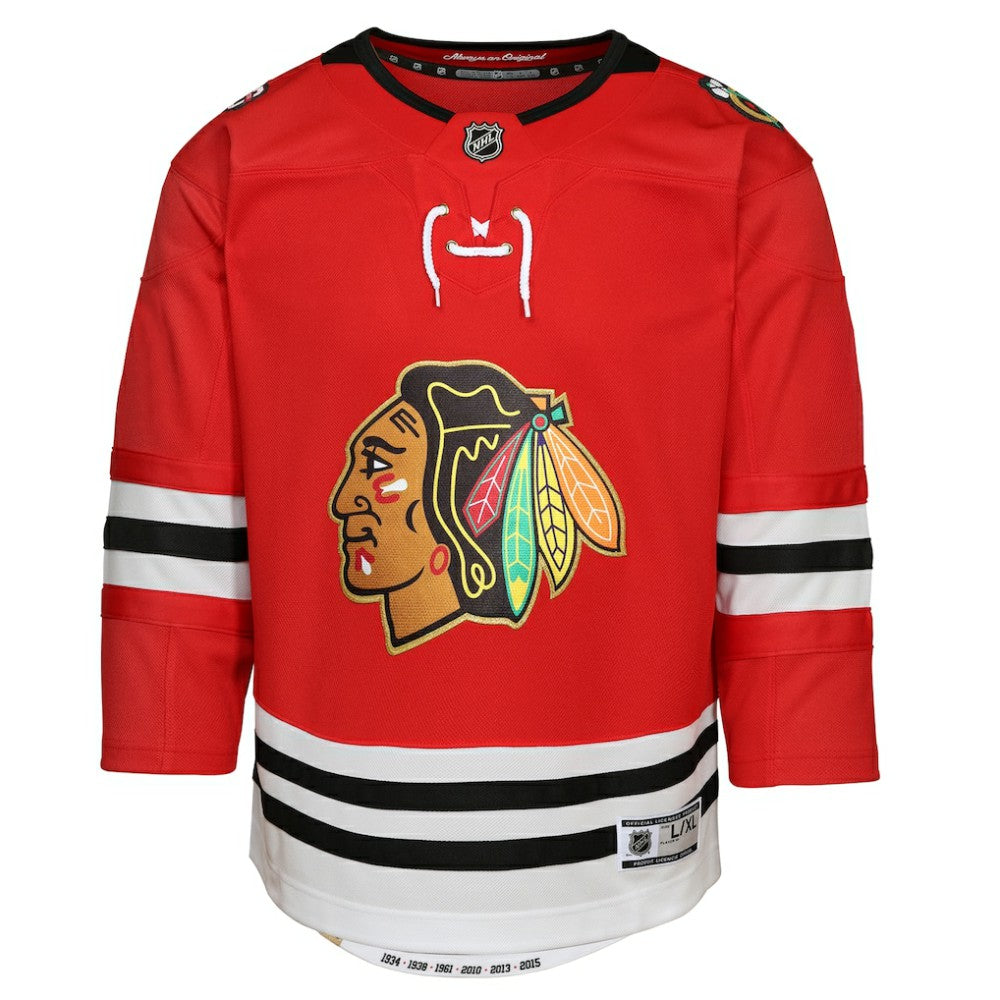 Chicago Blackhawks Youth Centennial Premier Jersey - Red | NHL Lifestyle