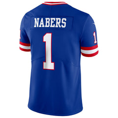 Malik Nabers New York Giants Alternate 2 Legacy Vapor Untouchable Limited Jersey - Royal - Nike