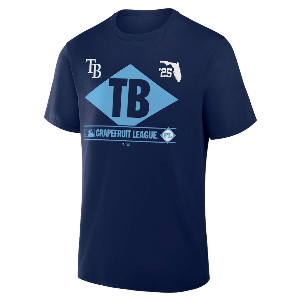 Tampa Bay Rays Fanatics 2025 Spring Training Grapefruit League True Icon T-Shirt Near Me