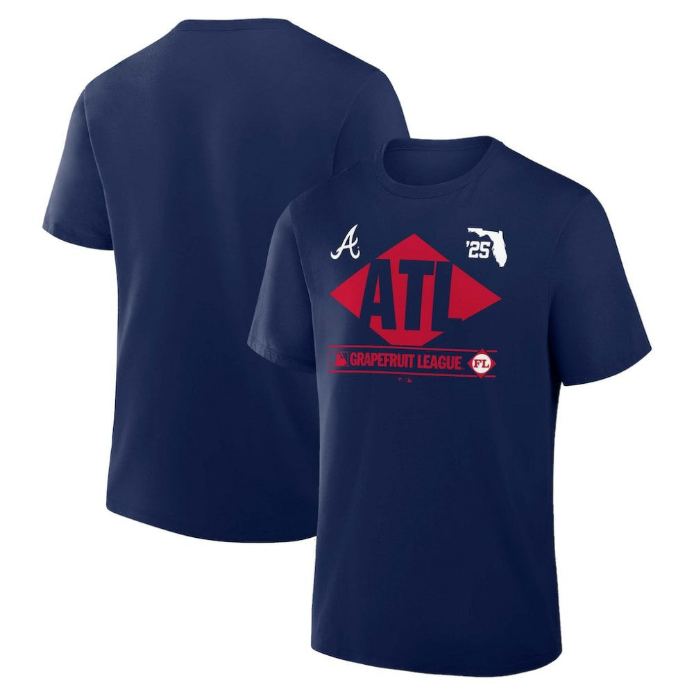 Atlanta Braves Fanatics 2025 Spring Training Grapefruit League True Icon T-Shirt Online
