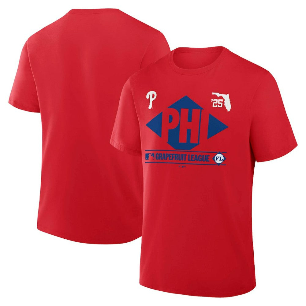 Philadelphia Phillies Fanatics 2025 Spring Training Grapefruit League True Icon T-Shirt Sale
