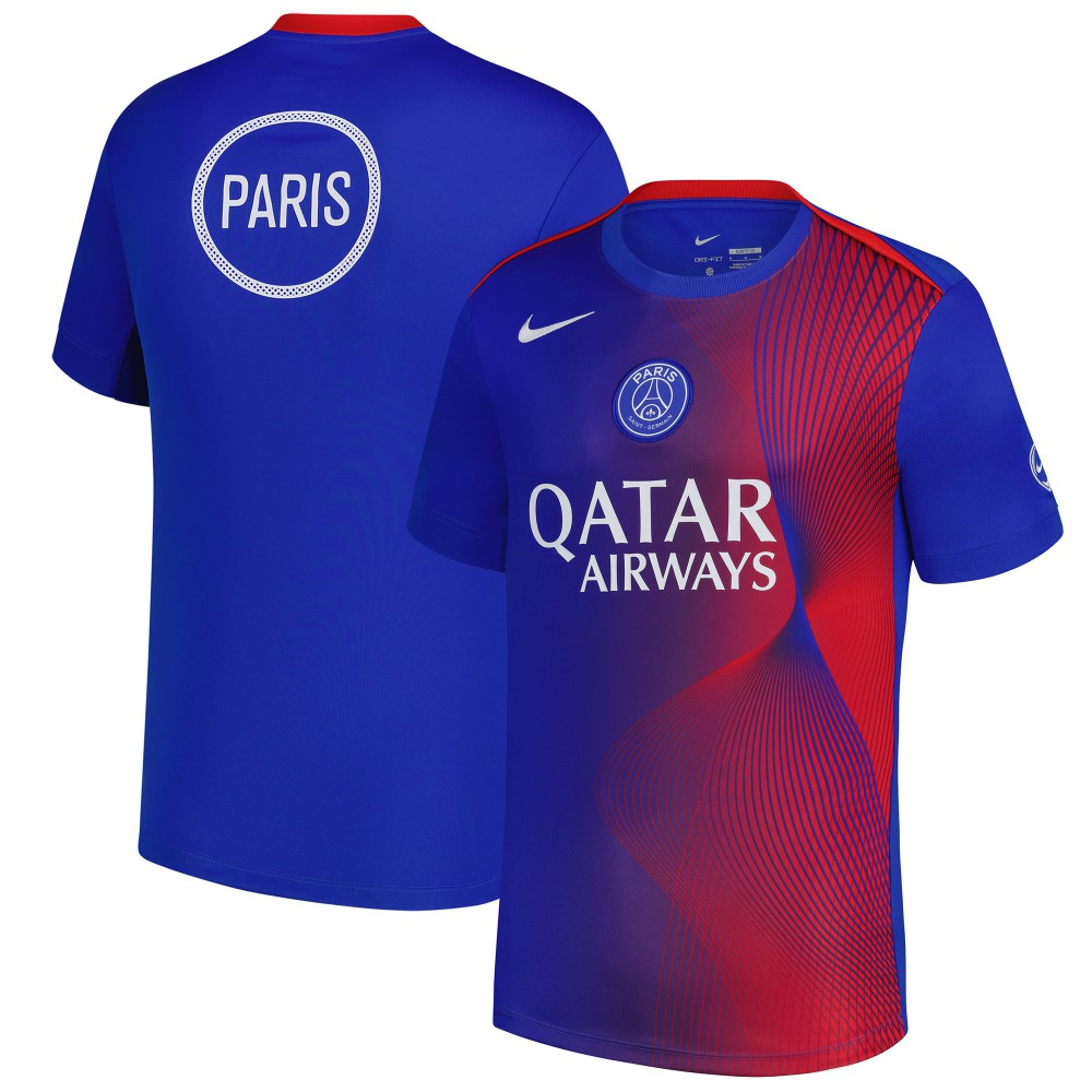 Nike - Paris Saint-Germain Third 2025/26 Academy Pro Pre-Match Top - Royal