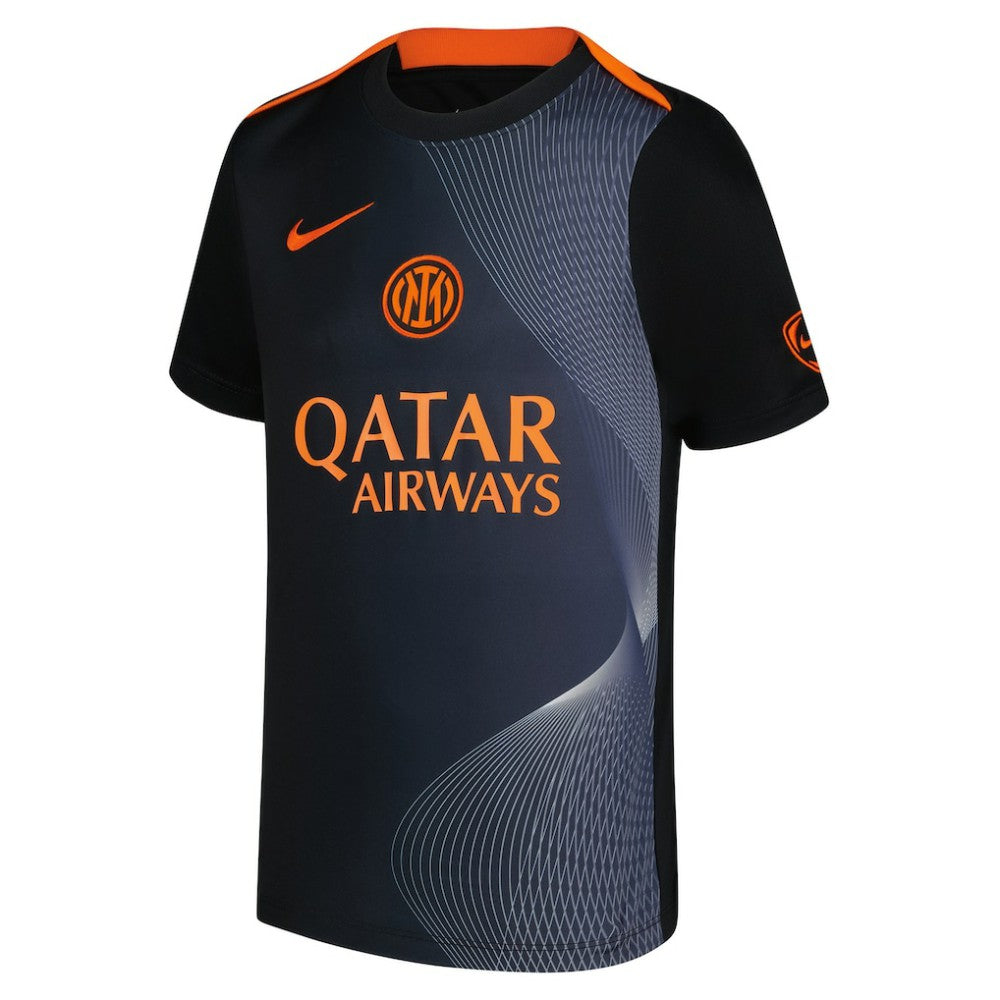 Nike - Inter Milan Youth 2025/26 Third Academy Pro Pre-Match Dri-Fit Top - Black
