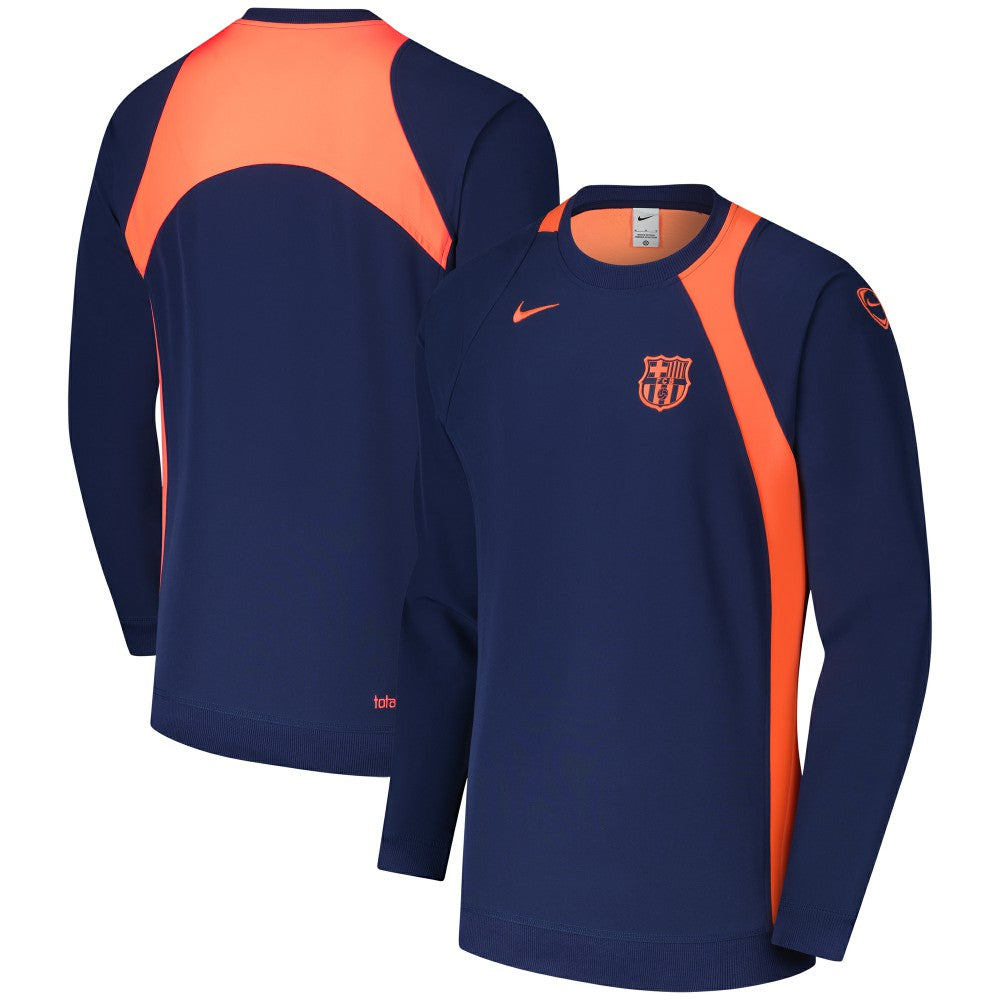 Nike - Barcelona Third 2025/26 T90 Pullover Sweatshirt - Navy
