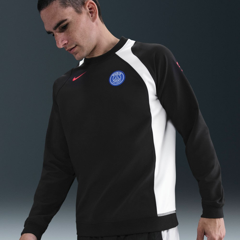 Nike - Paris Saint-Germain Third 2025/26 T90 Pullover Sweatshirt - Black