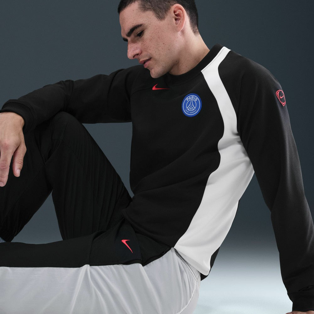 Nike - Paris Saint-Germain Third 2025/26 T90 Pullover Sweatshirt - Black
