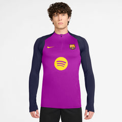 Nike - Barcelona 2025/26 Strike Drill Quarter-Zip Long Sleeve Dri-FIT Top - Purple