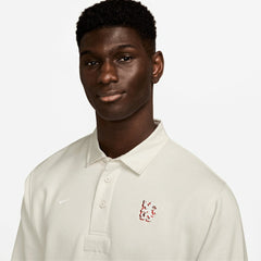 Nike - Chelsea Club Long Sleeve Polo - Cream