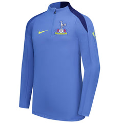 Nike - Tottenham Hotspur Youth 2025/26 Strike Drill Quarter-Zip Dri-FIT Long Sleeve Top - Blue