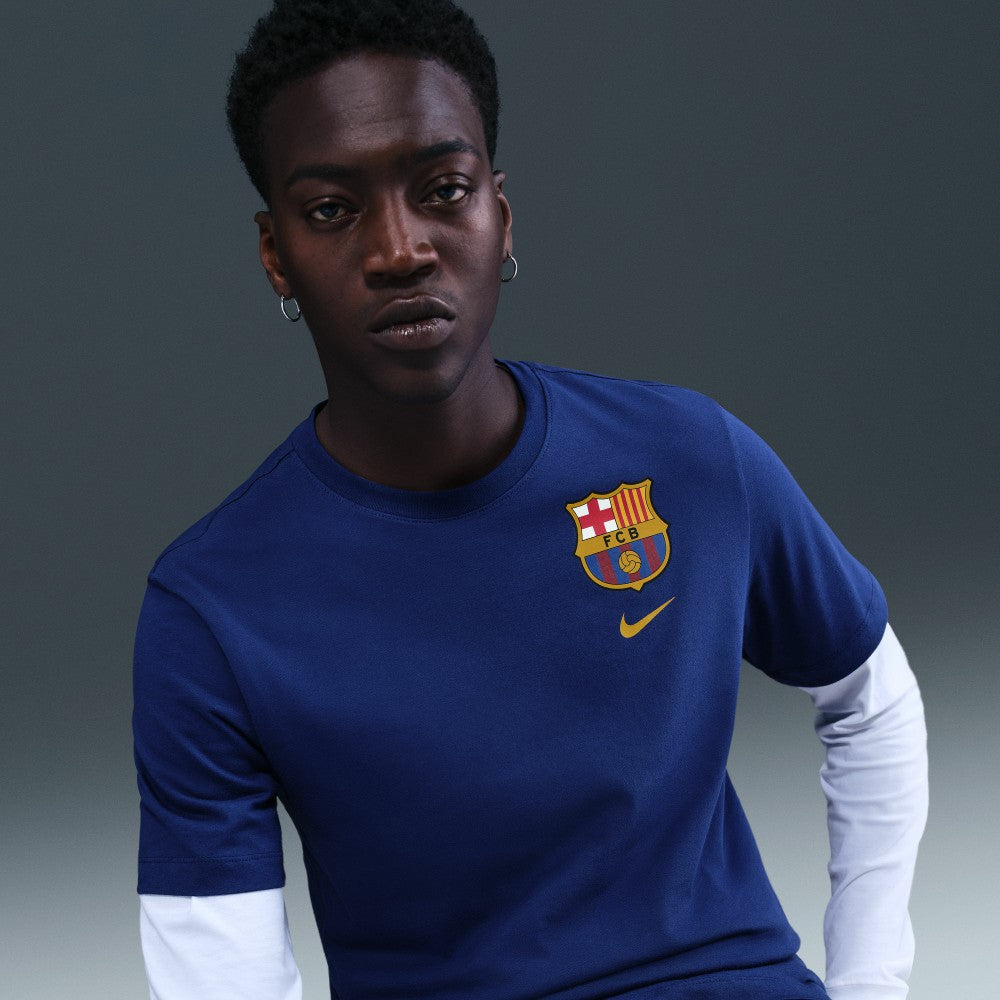 Nike - Barcelona Crest T-Shirt - Royal