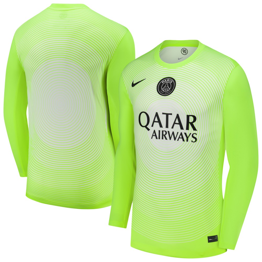Nike - Paris Saint-Germain 2025/26 Third Goalkeeper Replica Long Sleeve Jersey - Neon Green