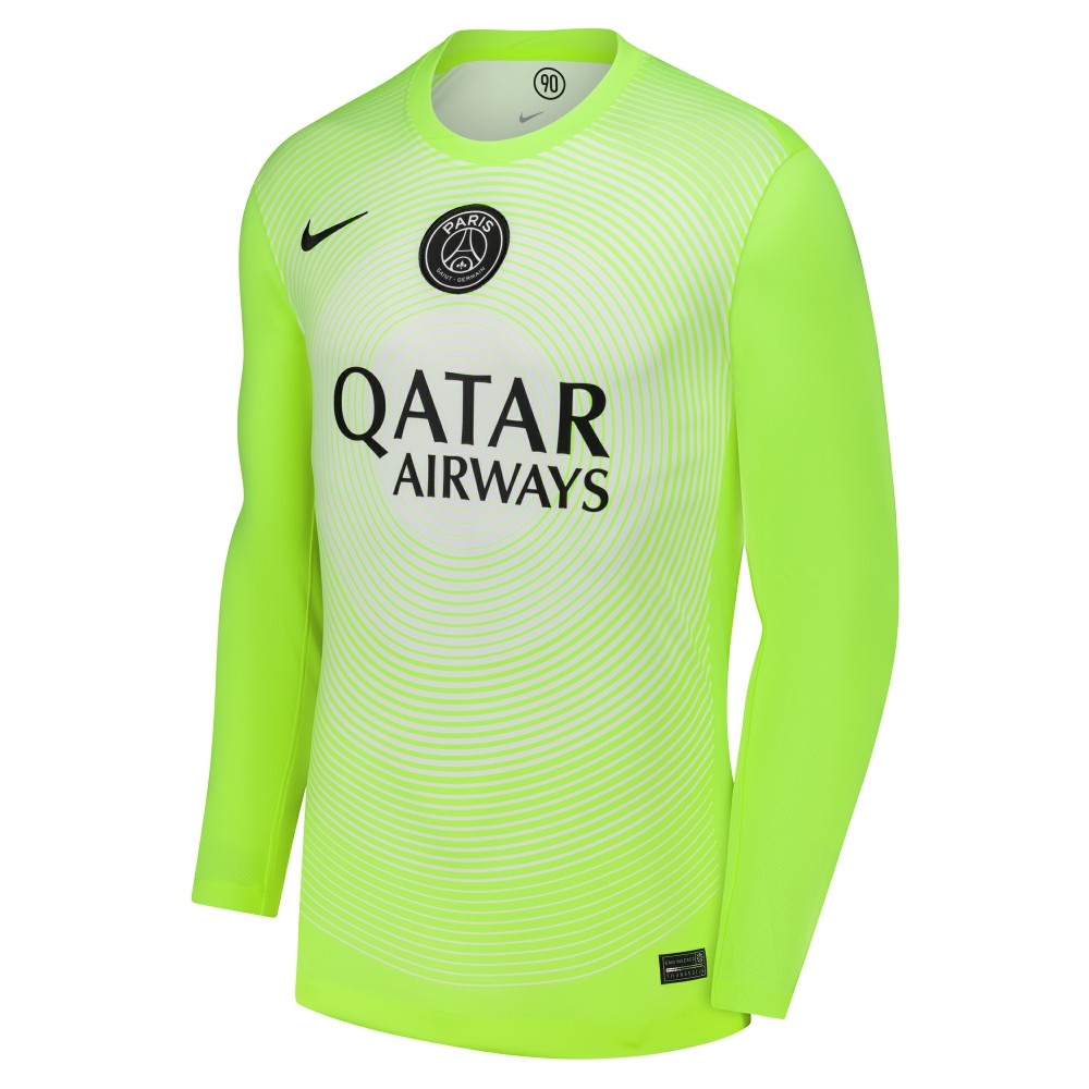 Nike - Paris Saint-Germain 2025/26 Third Goalkeeper Replica Long Sleeve Jersey - Neon Green