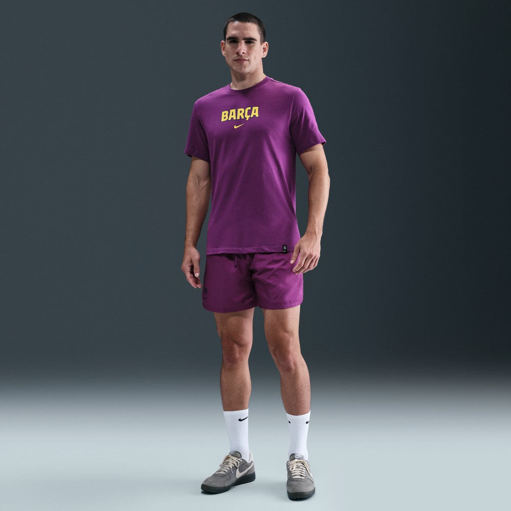 Nike - Barcelona 2025/26 Wordmark T-Shirt - Purple