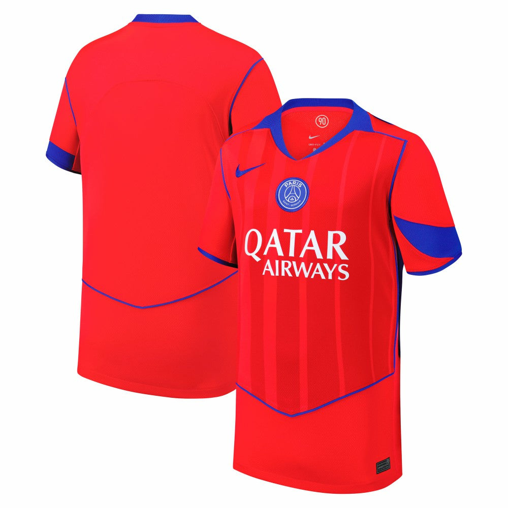 Nike - Paris Saint-Germain Youth 2025/26 Third Replica Jersey - Red