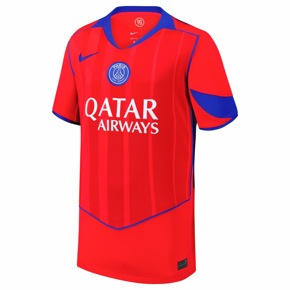 Nike - Paris Saint-Germain Youth 2025/26 Third Replica Jersey - Red
