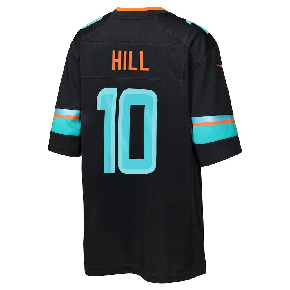 Tyreek Hill Miami Dolphins Youth 2025 Rivalries Collection Game Jersey - Pitch Blue - Nike