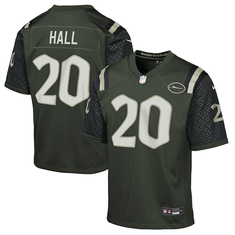 Breece Hall New York Jets Youth 2025 Rivalries Collection Game Jersey - Gotham Green - Nike
