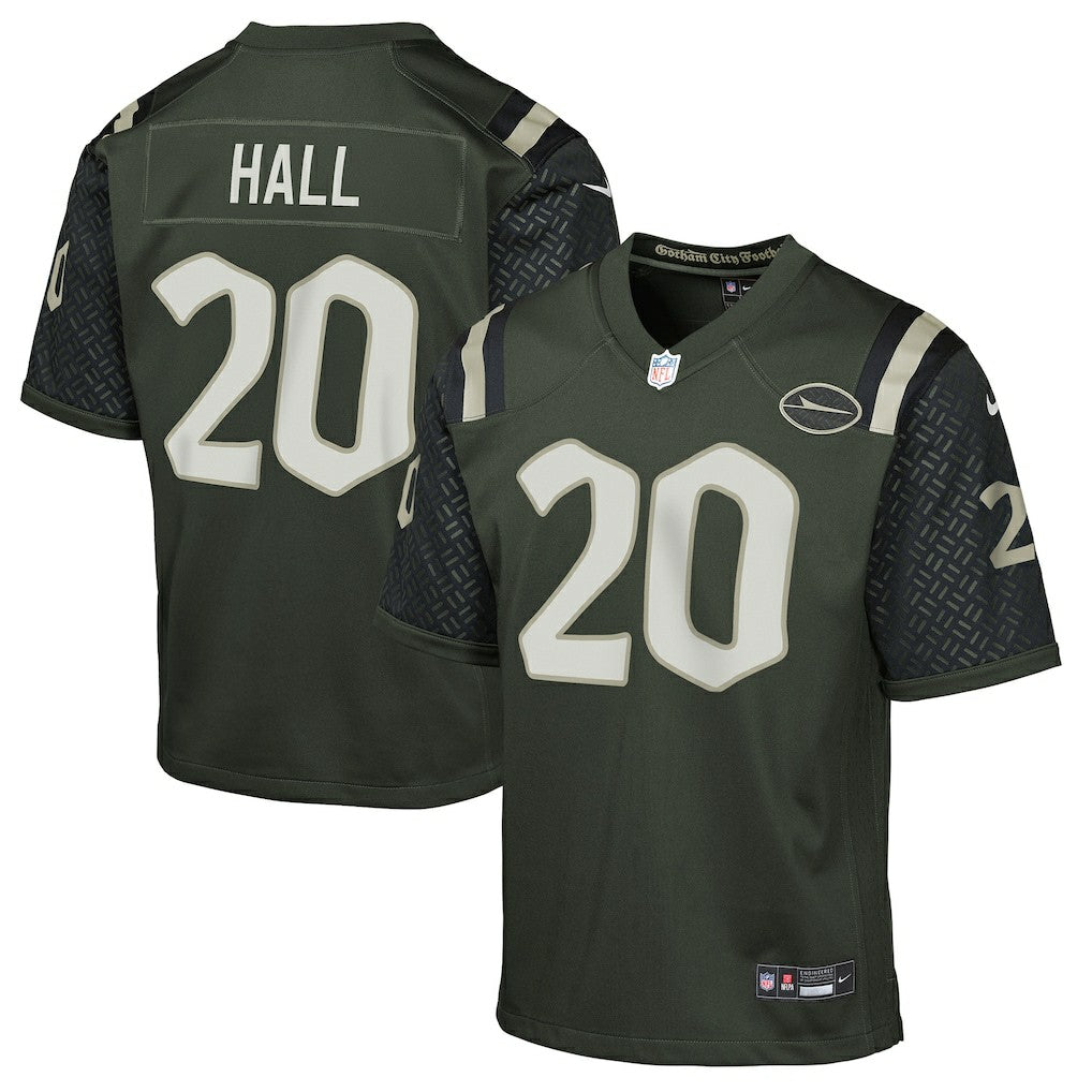 Breece Hall New York Jets Youth 2025 Rivalries Collection Game Jersey - Gotham Green - Nike