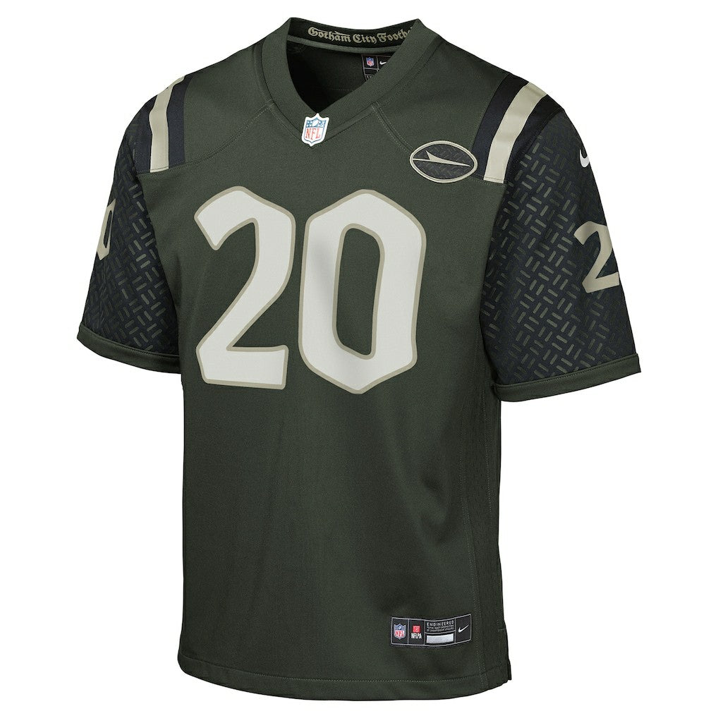 Breece Hall New York Jets Youth 2025 Rivalries Collection Game Jersey - Gotham Green - Nike