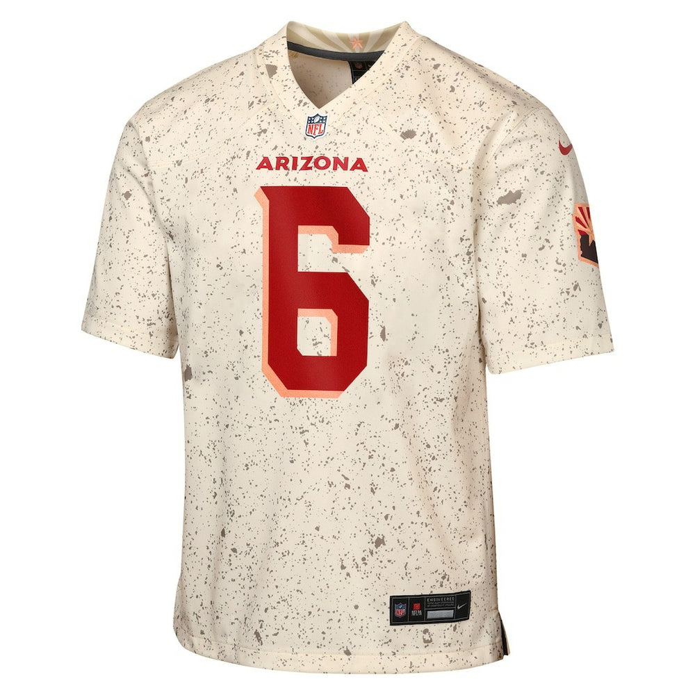 James Conner Arizona Cardinals Youth 2025 Rivalries Collection Game Jersey - Natural - Nike