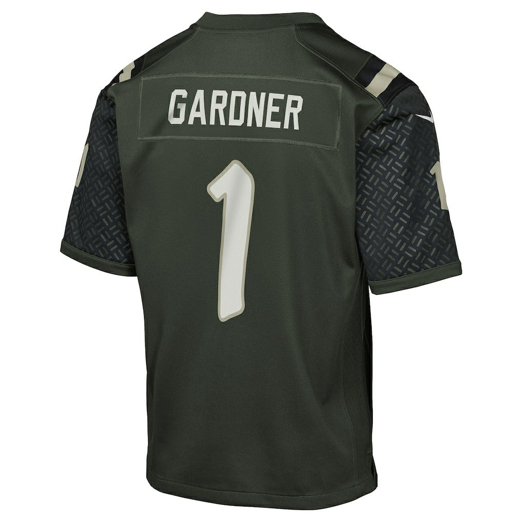 Ahmad Sauce Gardner New York Jets Youth 2025 Rivalries Collection Game Jersey - Gotham Green - Nike