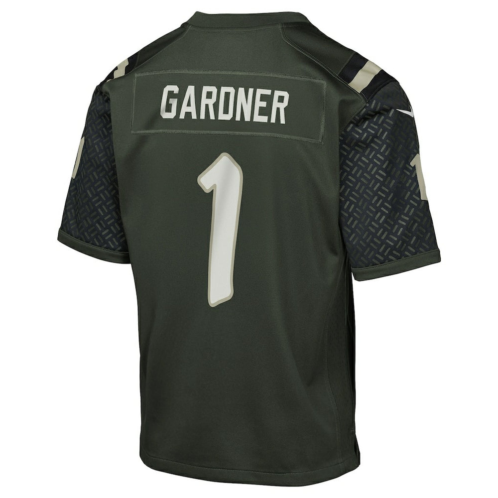 Ahmad Sauce Gardner New York Jets Youth 2025 Rivalries Collection Game Jersey - Gotham Green - Nike