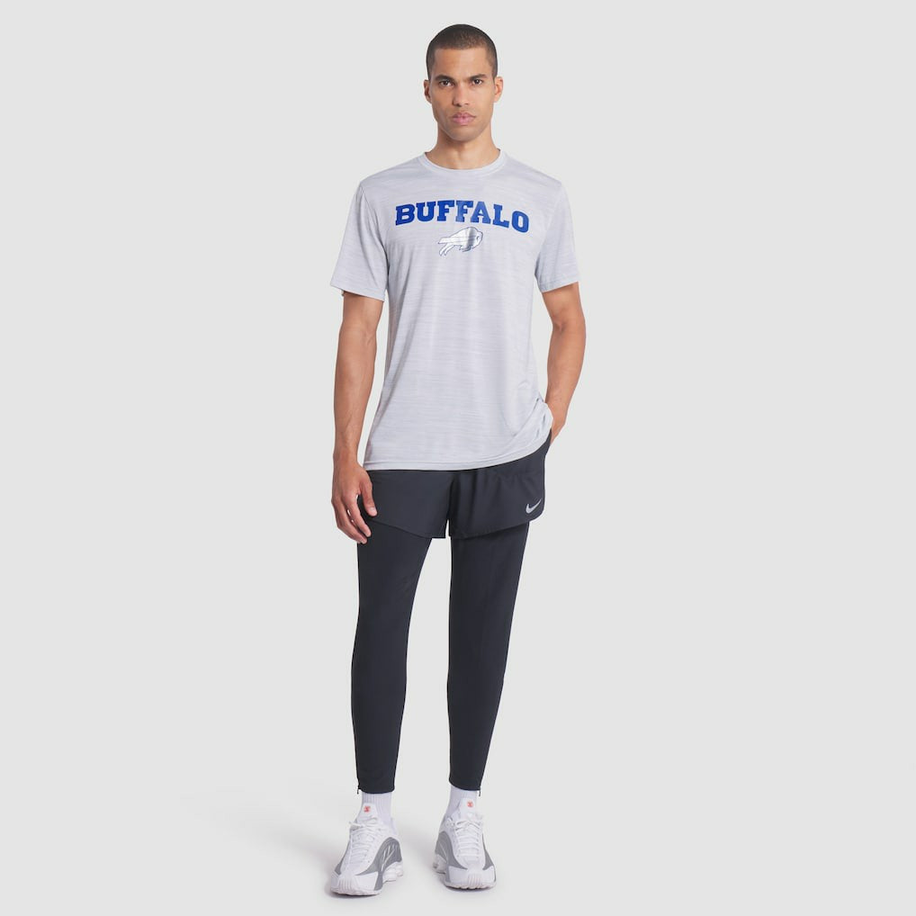 Buffalo Bills 2025 Rivalries Collection Sideline Velocity Dri-FIT T-Shirt - White - Nike