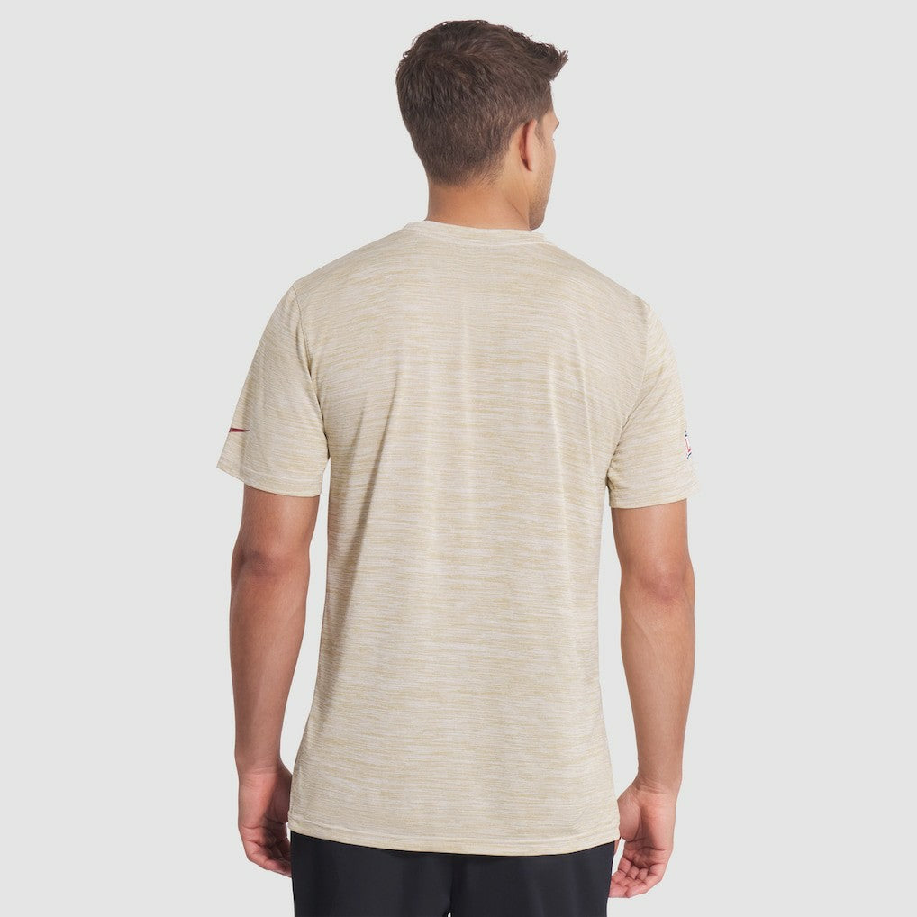 Arizona Cardinals 2025 Rivalries Collection Sideline Velocity Dri-FIT T-Shirt - Natural - Nike
