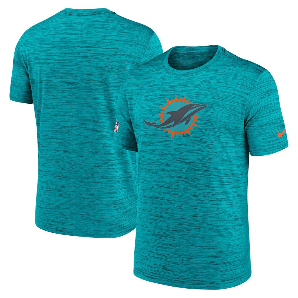 Miami Dolphins 2025 Rivalries Collection Sideline Velocity Dri-FIT T-Shirt - Turbo Green - Nike