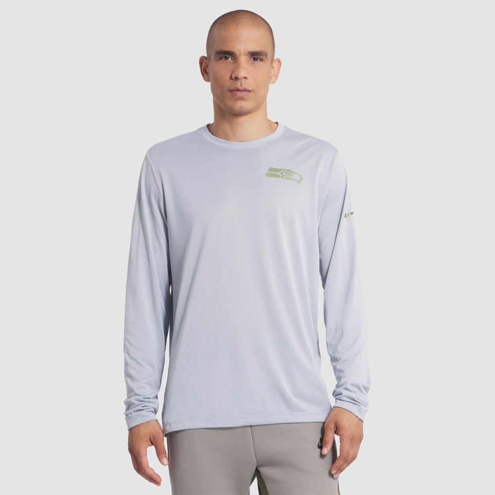 Seattle Seahawks 2025 Rivalries Collection Sideline Legend Dri-FIT Long Sleeve T-Shirt - Wolf Gray - Nike