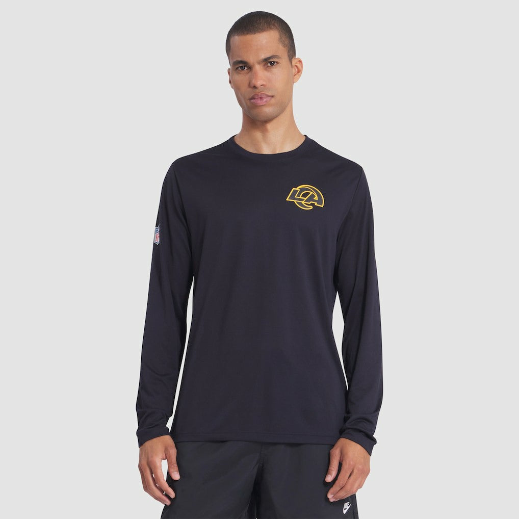Los Angeles Rams 2025 Rivalries Collection Sideline Legend Dri-FIT Long Sleeve T-Shirt - Midnight Blue - Nike