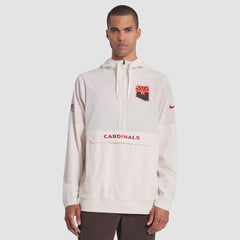 Arizona Cardinals 2025 Rivalries Collection Sideline Anorak Half-Zip Hoodie Jacket - Natural - Nike