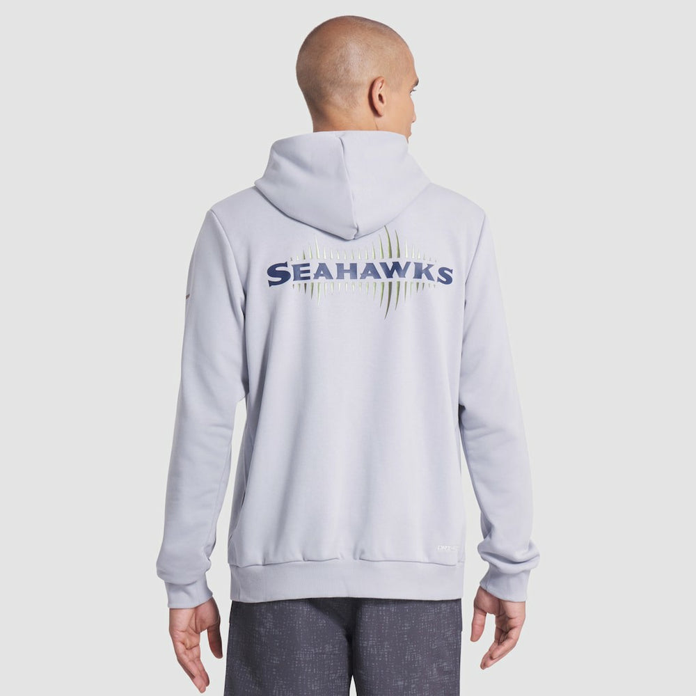 Seattle Seahawks 2025 Rivalries Collection Standard Issue Sideline Dri-FIT Hoodie - Wolf Gray - Nike
