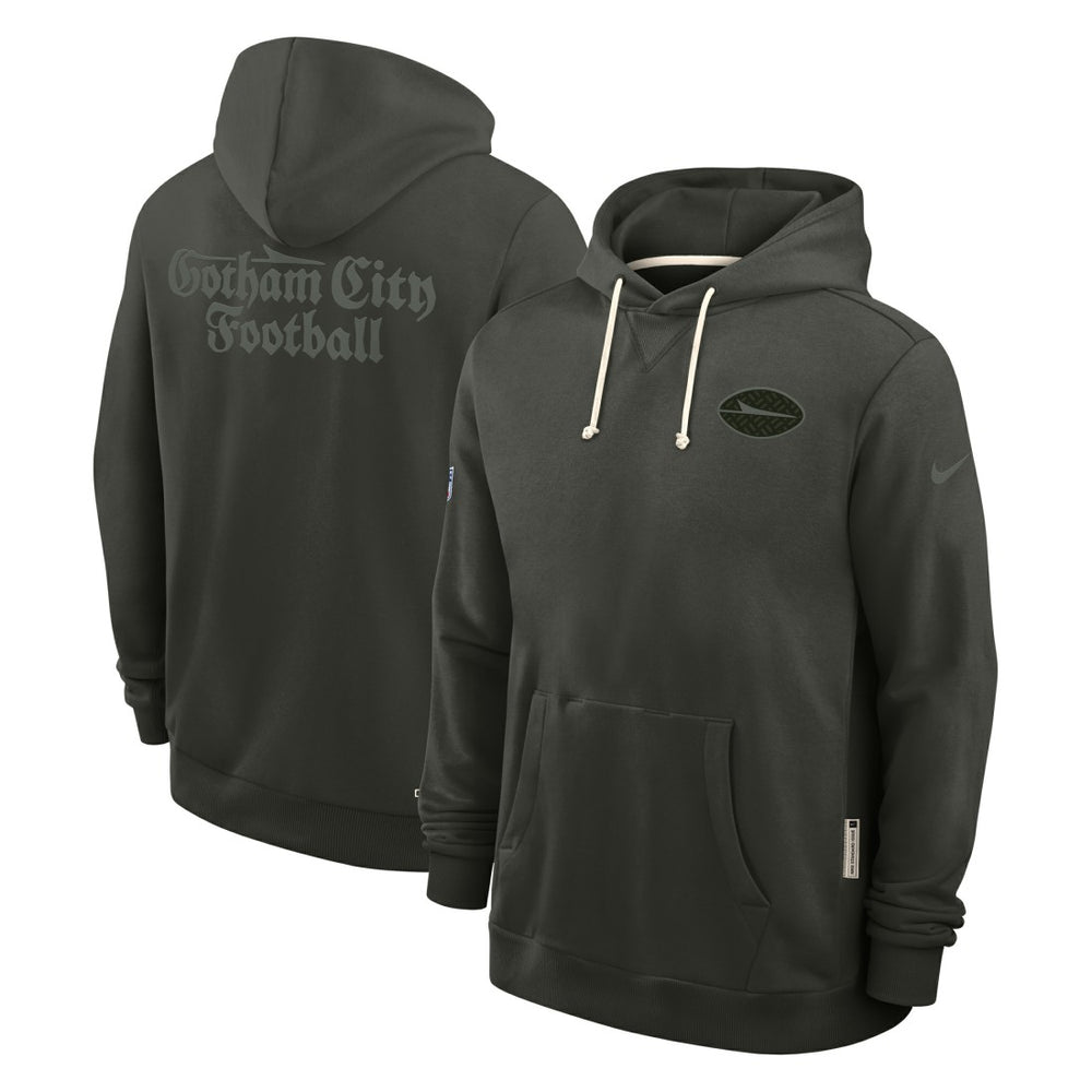New York Jets 2025 Rivalries Collection Standard Issue Sideline Dri-FIT Hoodie - Gotham Green - Nike