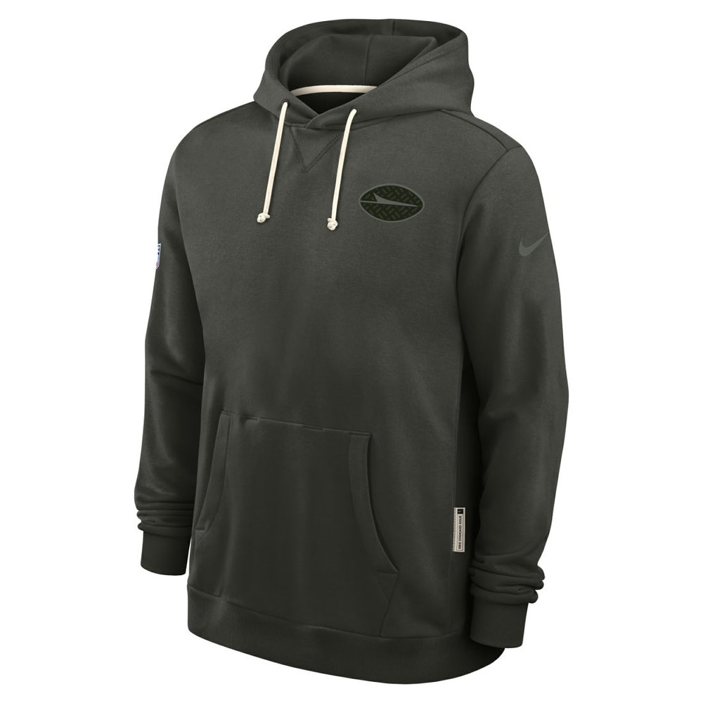 New York Jets 2025 Rivalries Collection Standard Issue Sideline Dri-FIT Hoodie - Gotham Green - Nike