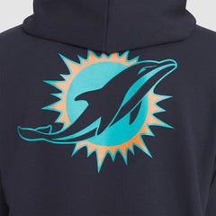 Miami Dolphins 2025 Rivalries Collection Standard Issue Sideline Dri-FIT Hoodie - Pitch Blue - Nike