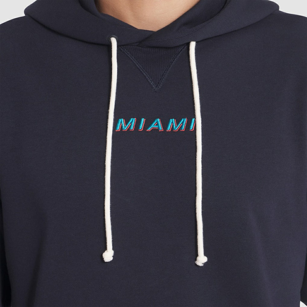 Miami Dolphins 2025 Rivalries Collection Standard Issue Sideline Dri-FIT Hoodie - Pitch Blue - Nike