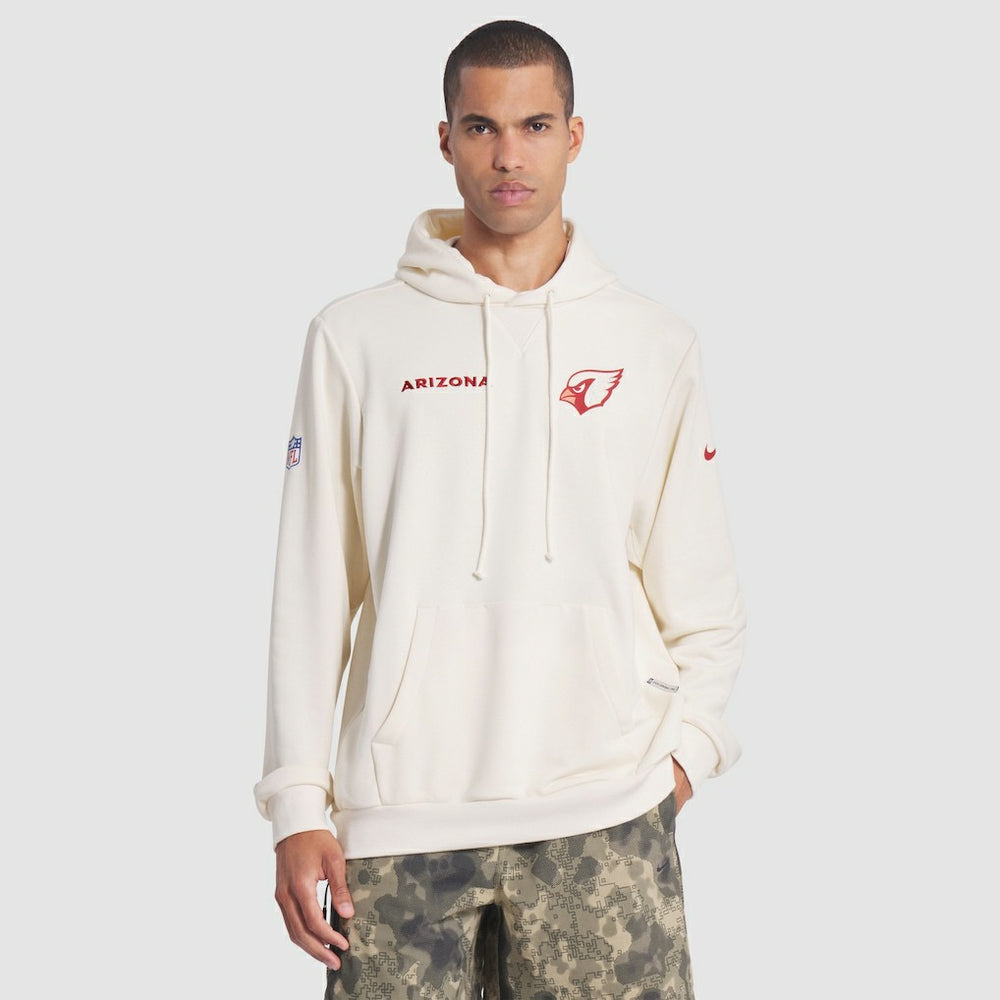 Arizona Cardinals 2025 Rivalries Collection Standard Issue Sideline Dri-FIT Hoodie - Natural - Nike