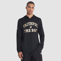 San Francisco 49ers 2025 Rivalries Collection Sideline Dri-FIT Long Sleeve Hoodie T-Shirt - Black - Nike