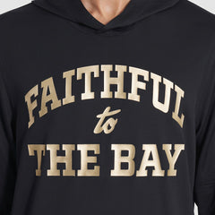 San Francisco 49ers 2025 Rivalries Collection Sideline Dri-FIT Long Sleeve Hoodie T-Shirt - Black - Nike