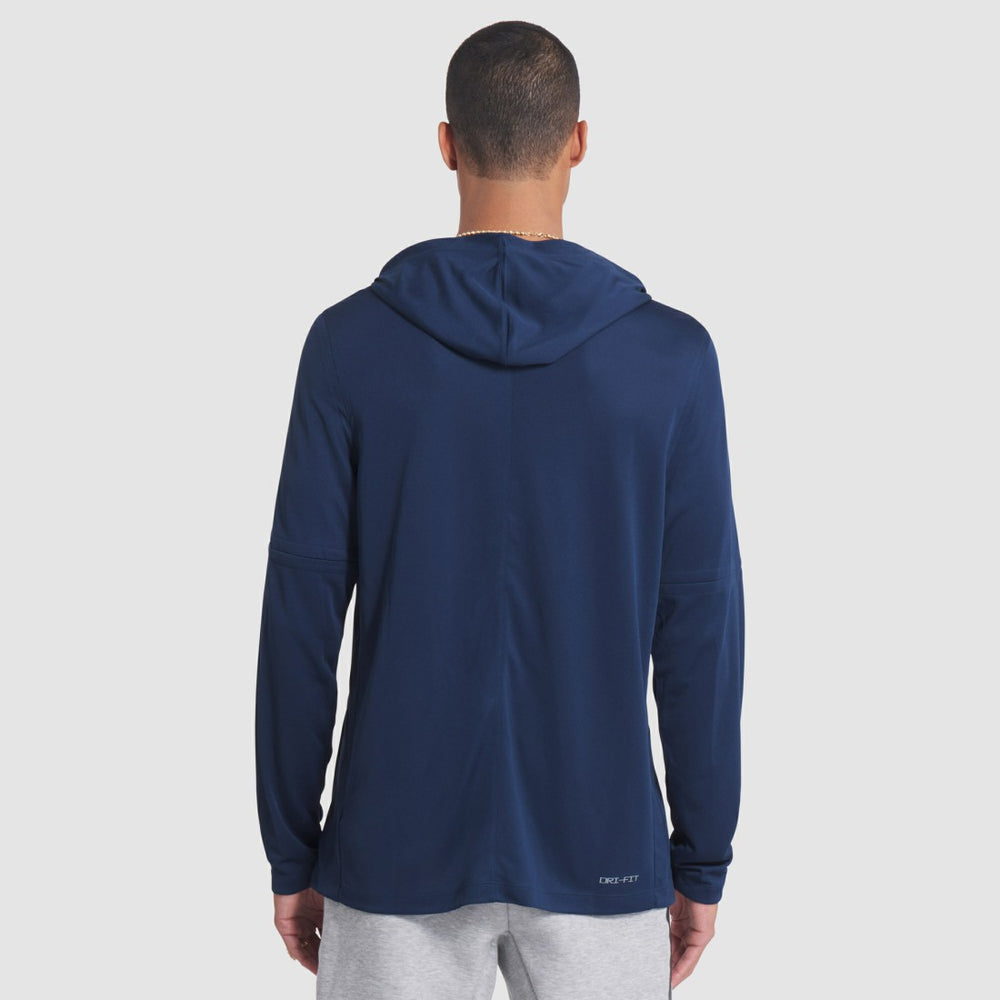 Seattle Seahawks 2025 Rivalries Collection Sideline Dri-FIT Long Sleeve Hoodie T-Shirt - College Navy - Nike