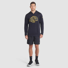 Los Angeles Rams 2025 Rivalries Collection Sideline Dri-FIT Long Sleeve Hoodie T-Shirt - Midnight Blue - Nike