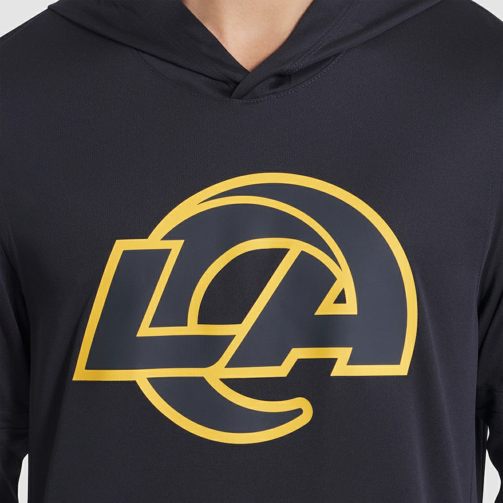 Los Angeles Rams 2025 Rivalries Collection Sideline Dri-FIT Long Sleeve Hoodie T-Shirt - Midnight Blue - Nike
