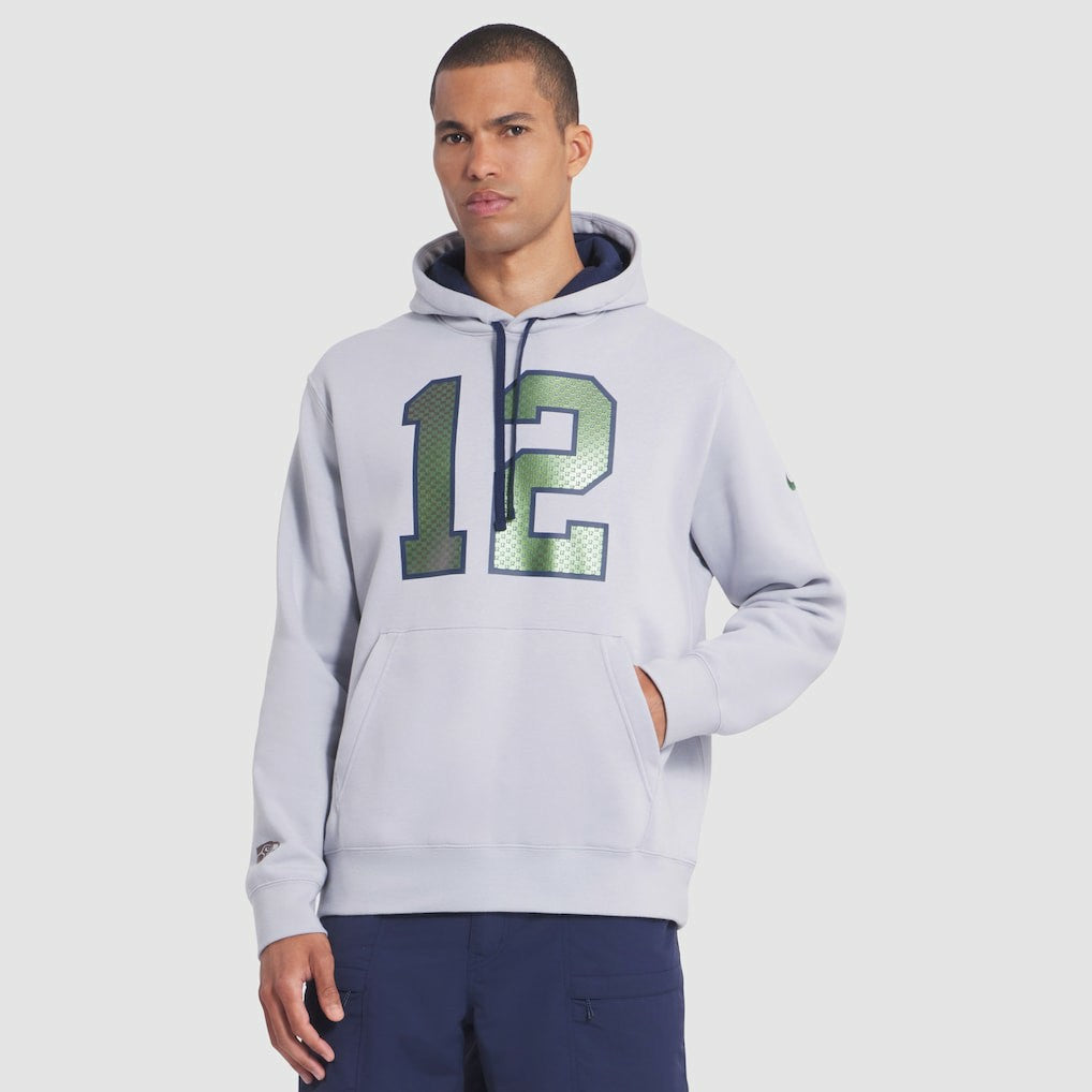Seattle Seahawks 2025 Rivalries Collection Club Hoodie - Wolf Gray - Nike