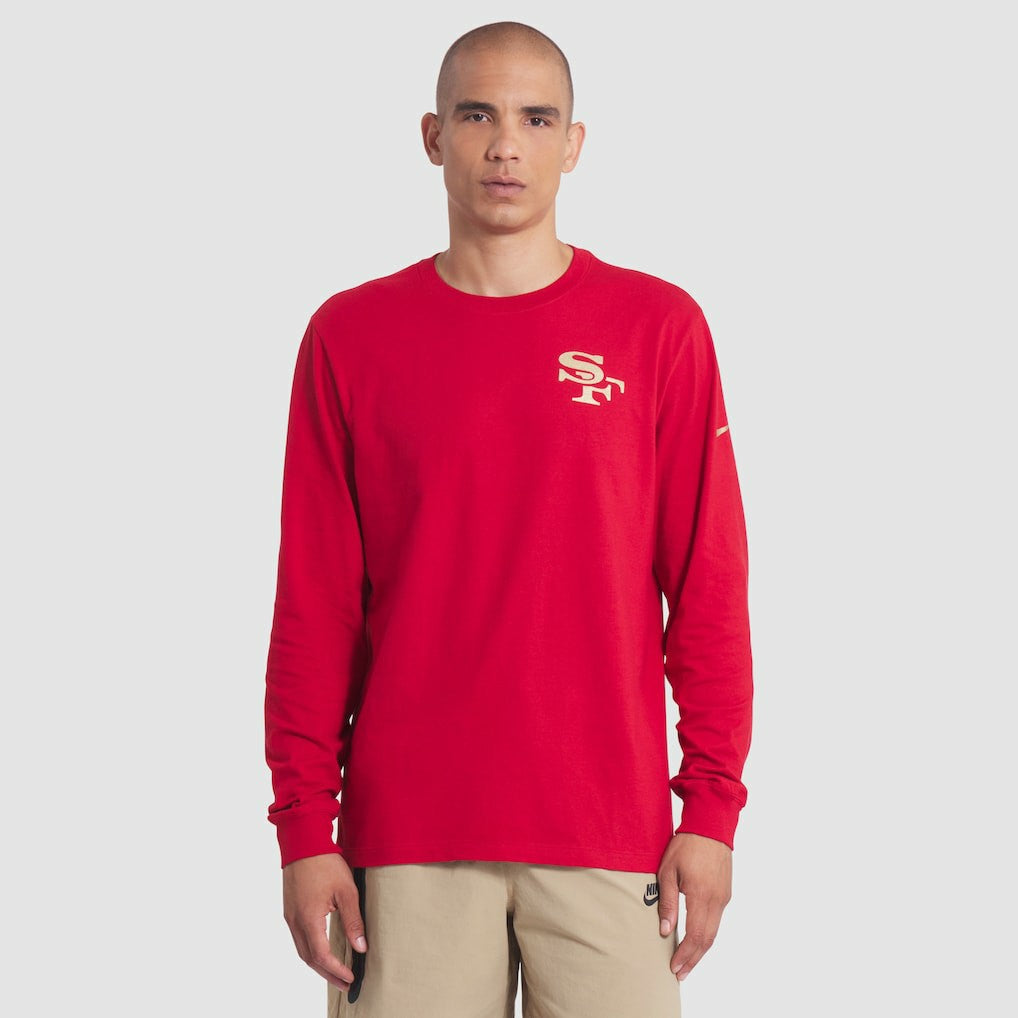 San Francisco 49ers 2025 Rivalries Collection Essential Long Sleeve T-Shirt - Scarlet - Nike