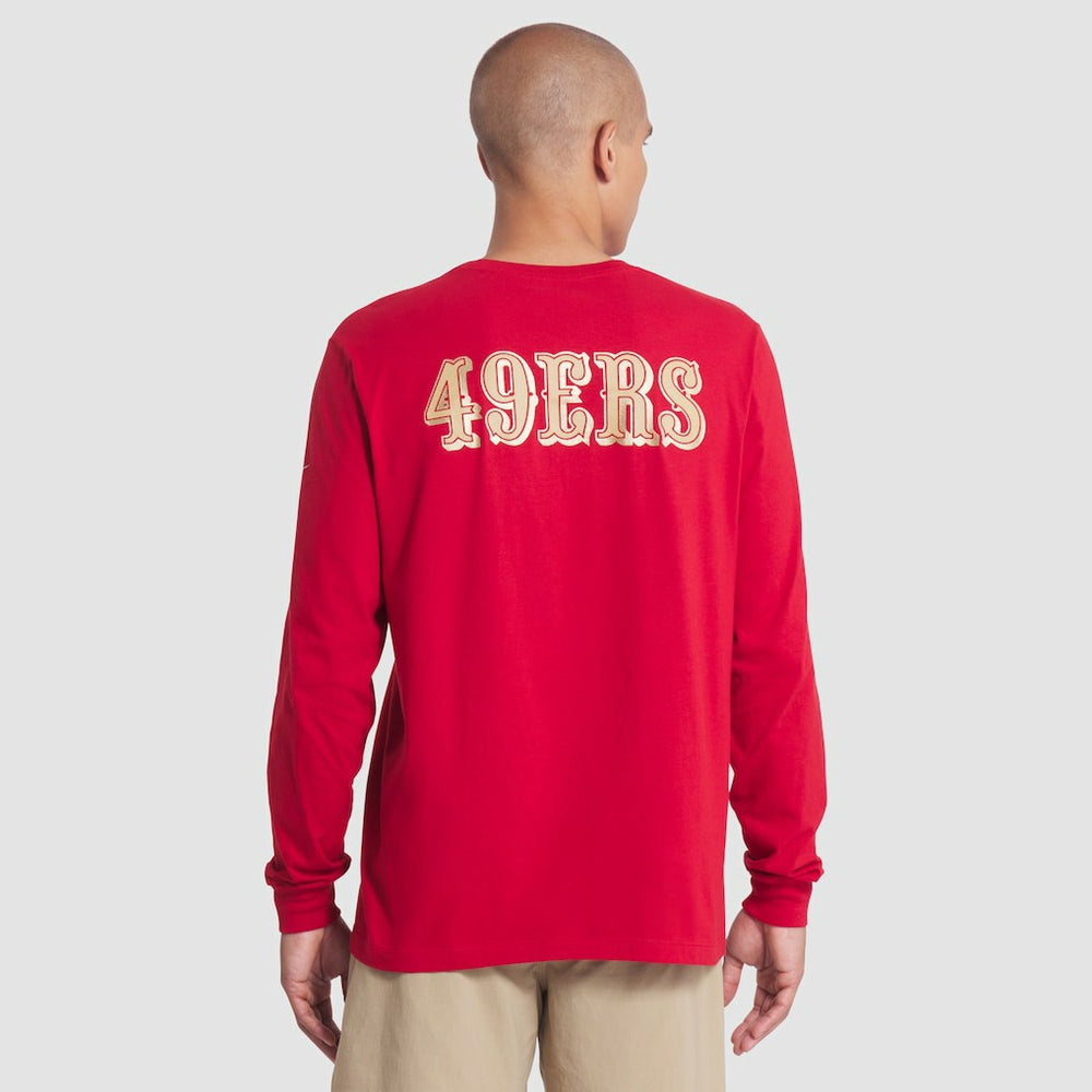San Francisco 49ers 2025 Rivalries Collection Essential Long Sleeve T-Shirt - Scarlet - Nike