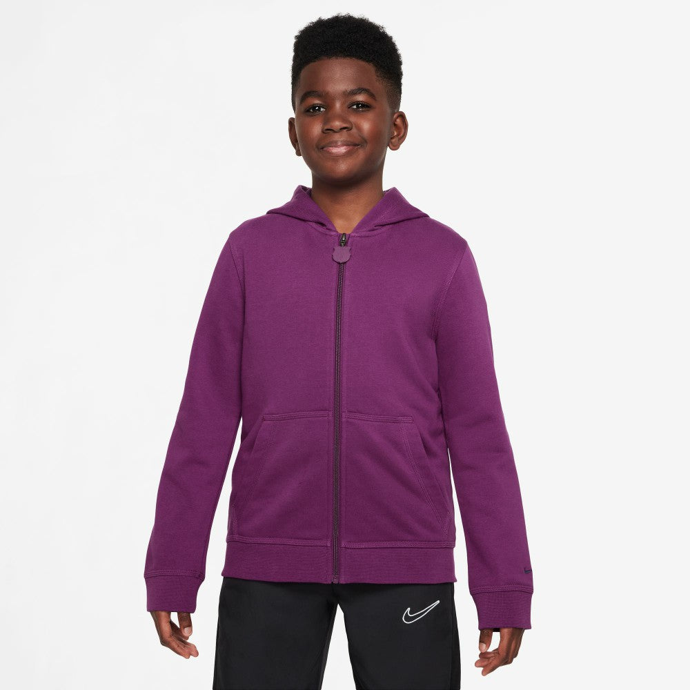 Nike - Barcelona Youth 2025/26 Club Full-Zip Hoodie - Purple