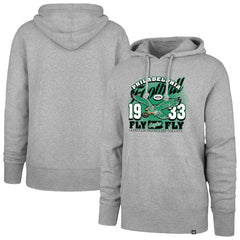 Philadelphia Eagles '47 Regional Headline Pullover Hoodie - Gray - 47 brand